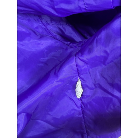 Vintage Luhta Jacket Mens 48 Large Gray Winterspeed Wolf Print Ski Puffer 90s - Picture 15 of 16